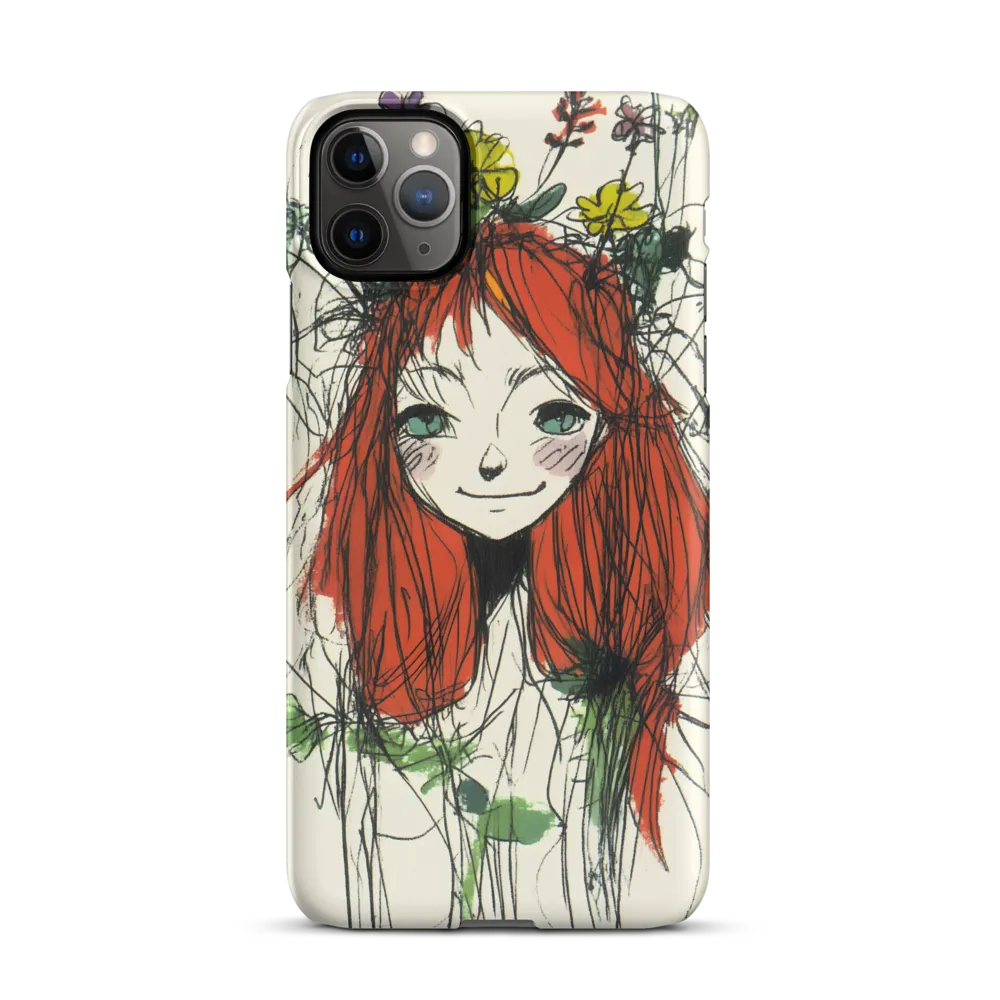 Whimsical Floral Portrait