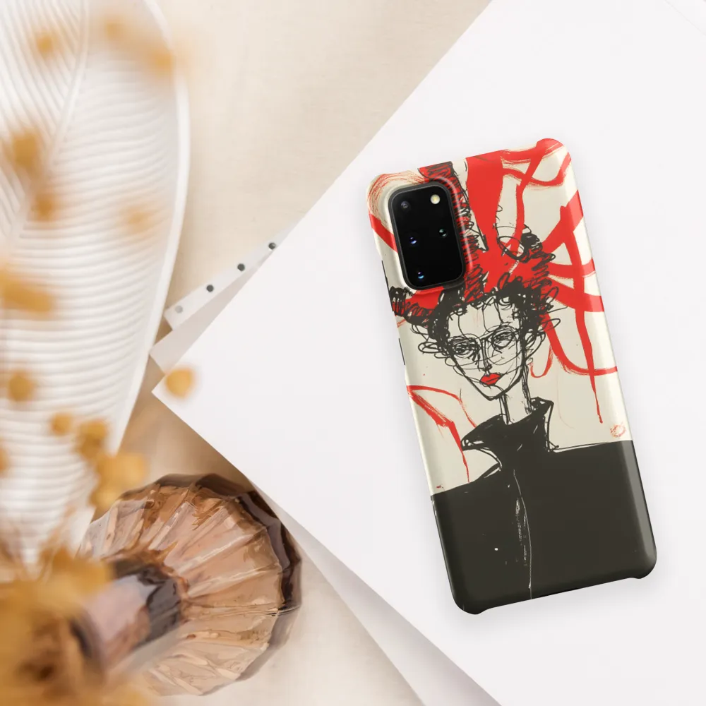 Dramatic Elegance in Red and Black