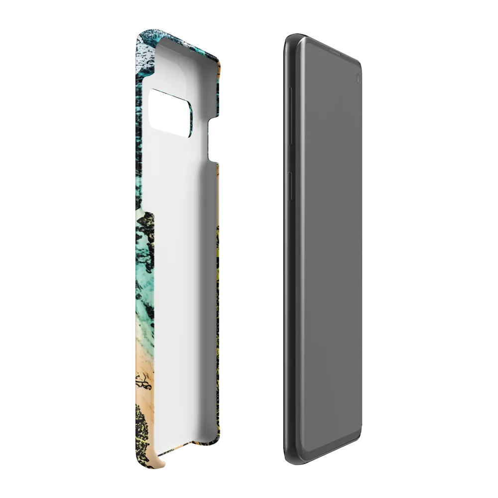 Aerial Serenity: Coastal Escape | Phone Case |  S10 Plus | Snap Case | Matte