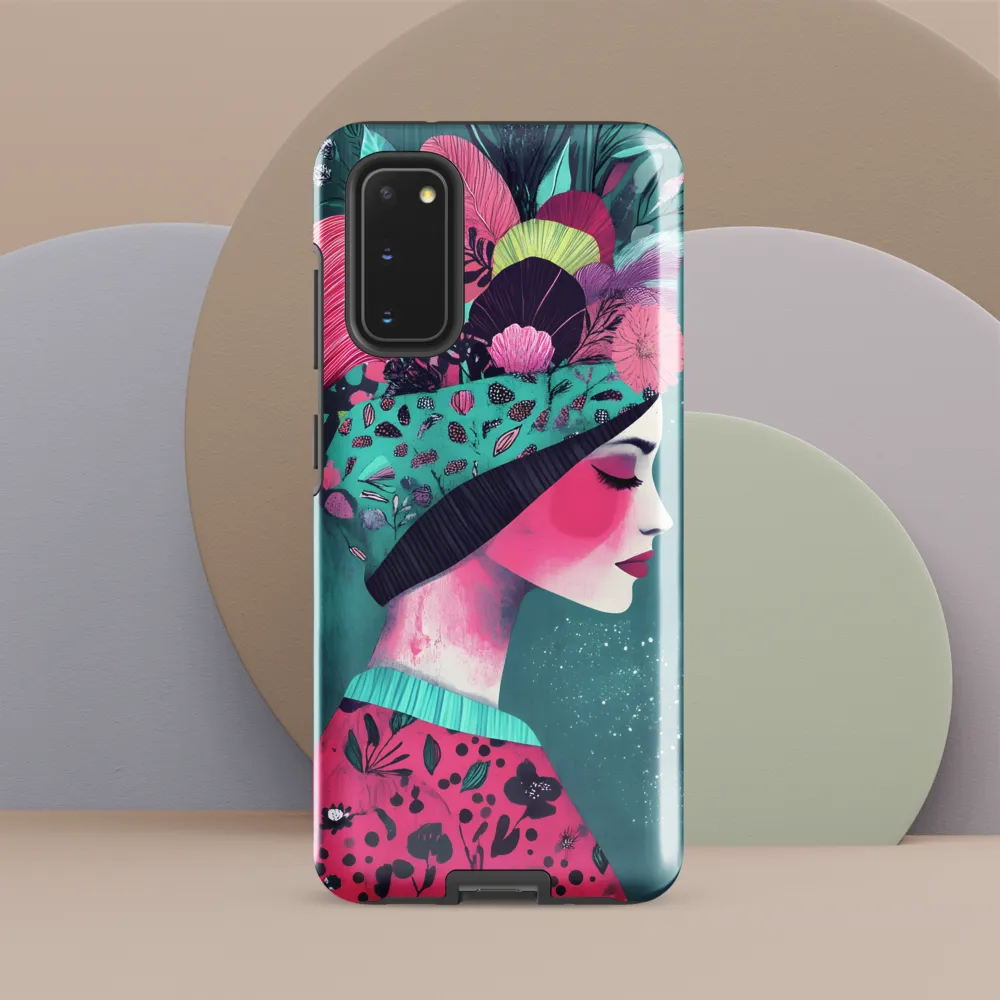 Whimsical Floral Portrait