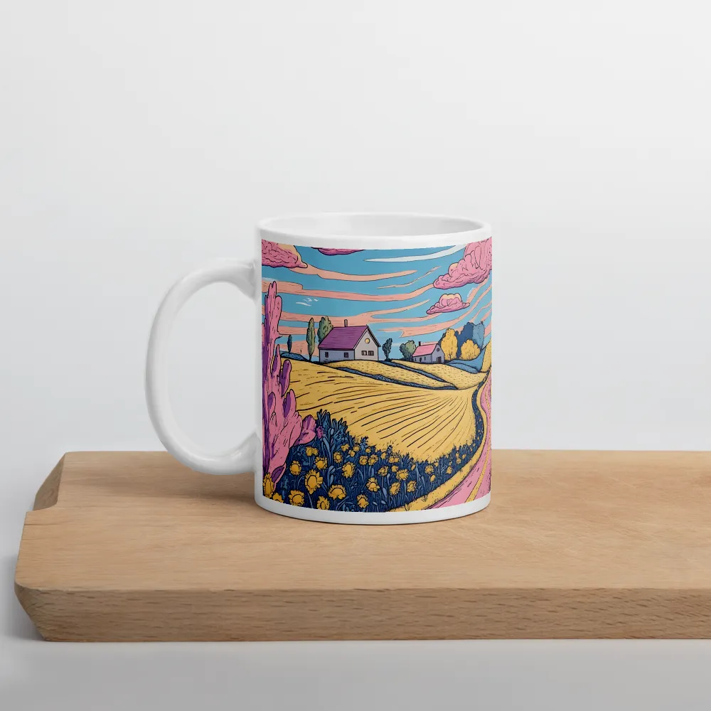 Idyllic Countryside Journey | Mug with White inside | 11 oz