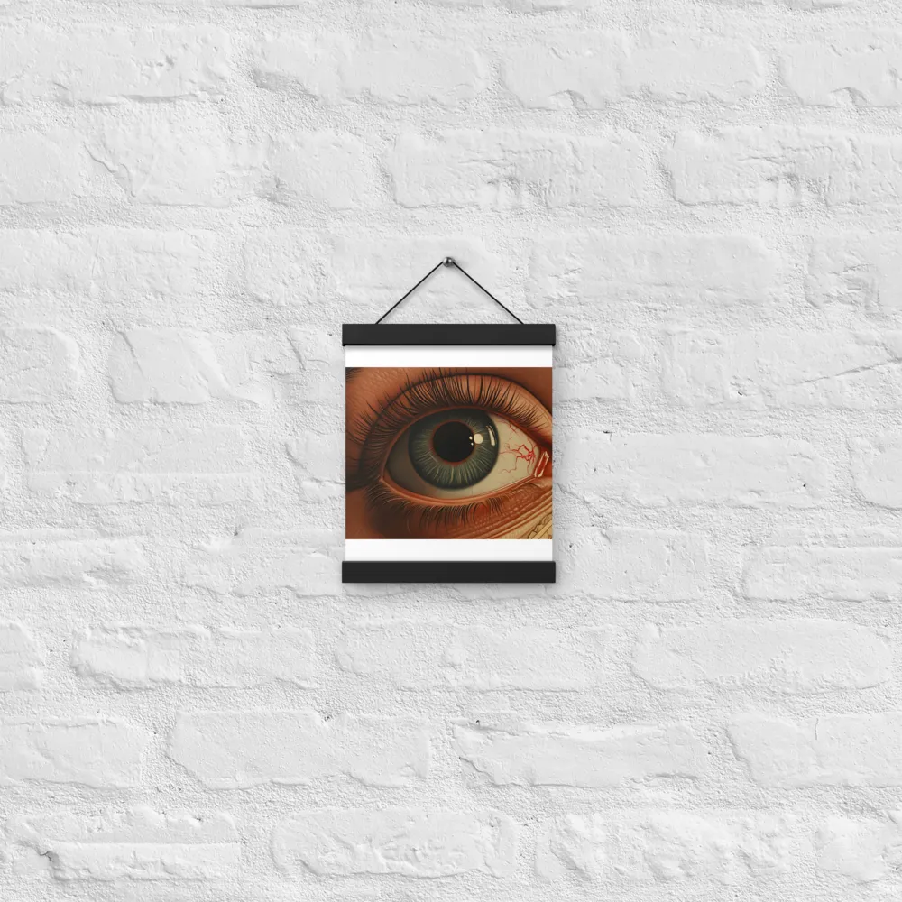 The Gaze of Anatomy | Poster With Black Wood Hanger | 8″×10″