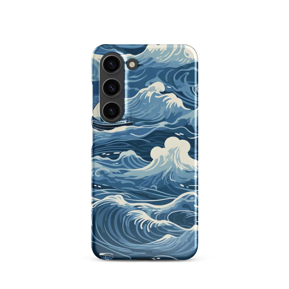 Nautical Dreams: Waves of Adventure | Phone Case |  S23 | Snap Case | Glossy