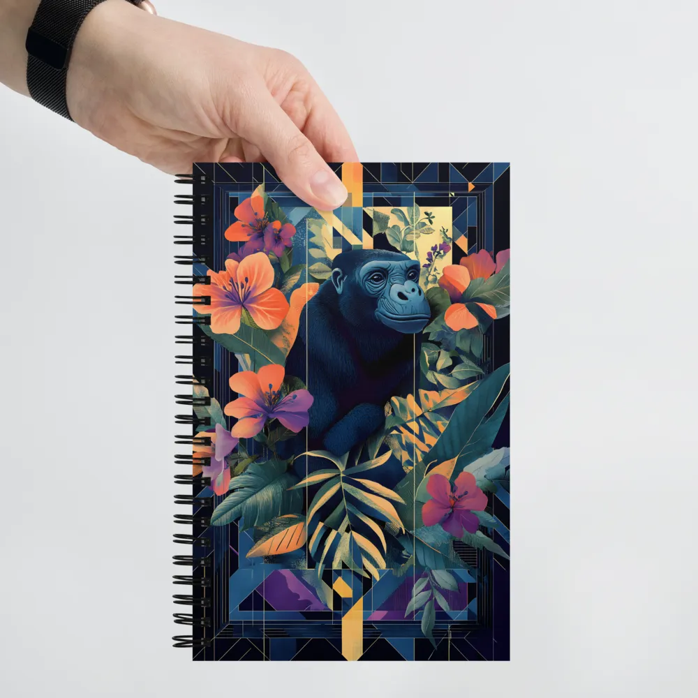 Harmony of Nature and Geometry | Spiral Notebook