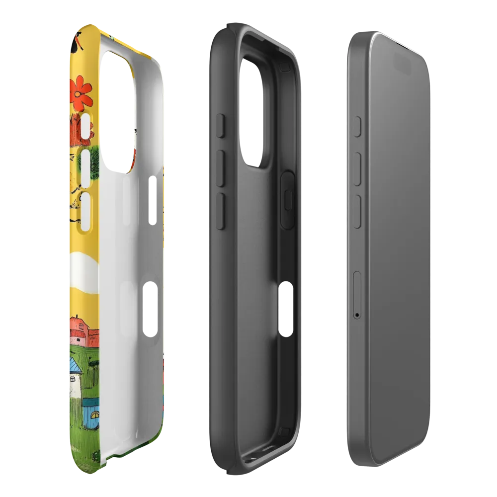 Whimsical Blooms of Life | Phone Case |  16 Pro | Tough Case | Matte