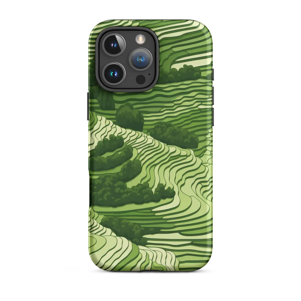 Waves of Green: An Abstract Landscape
