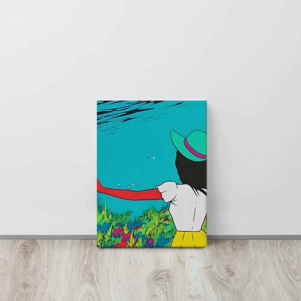 Whimsical Encounter | Canvas | 12″×16″