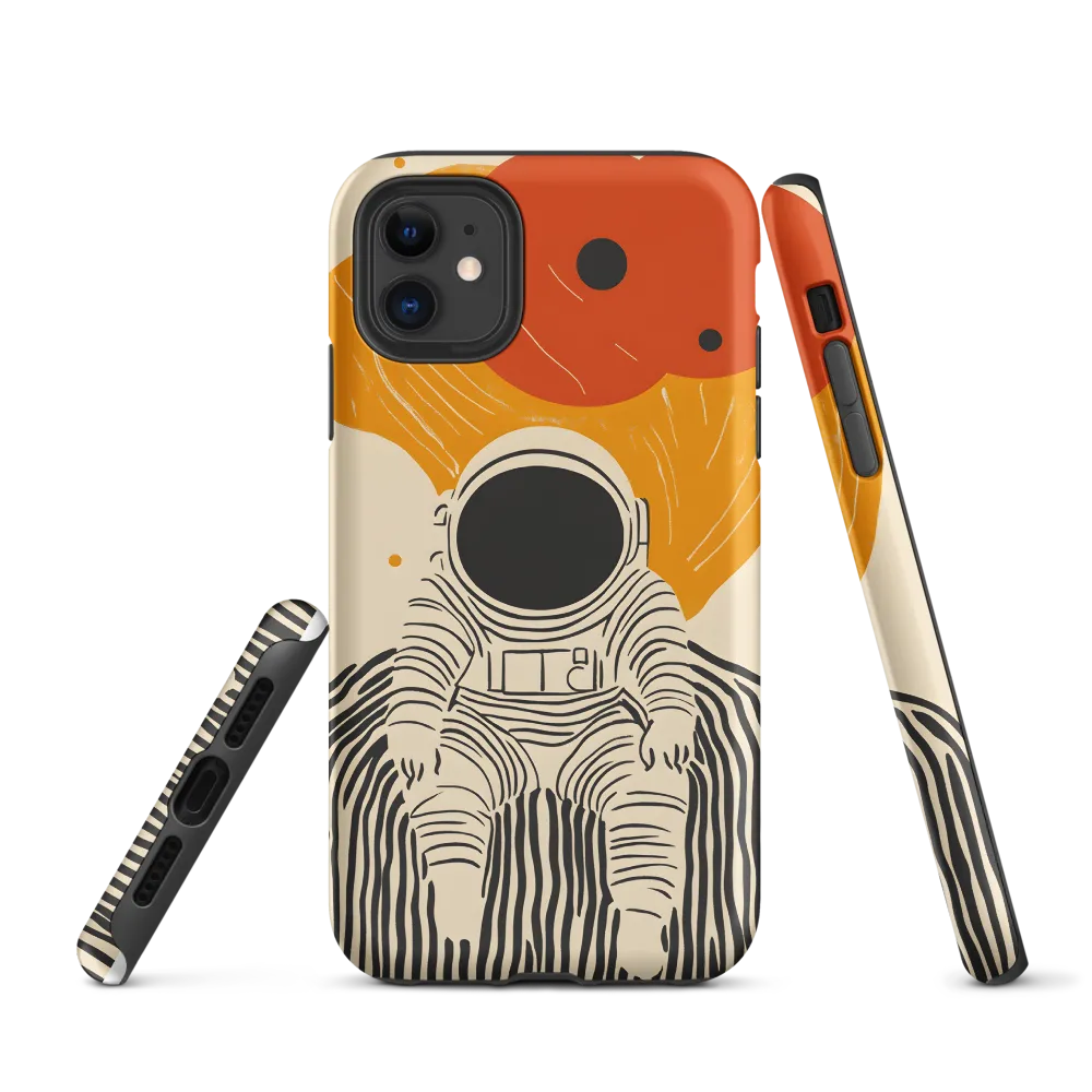 Astronaut in Cosmic Thoughts | Phone Case |  11 | Tough Case | Matte