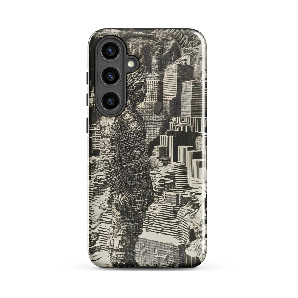 Contemplation in an Abstract Landscape | Phone Case |  S24 Plus | Tough Case | Glossy