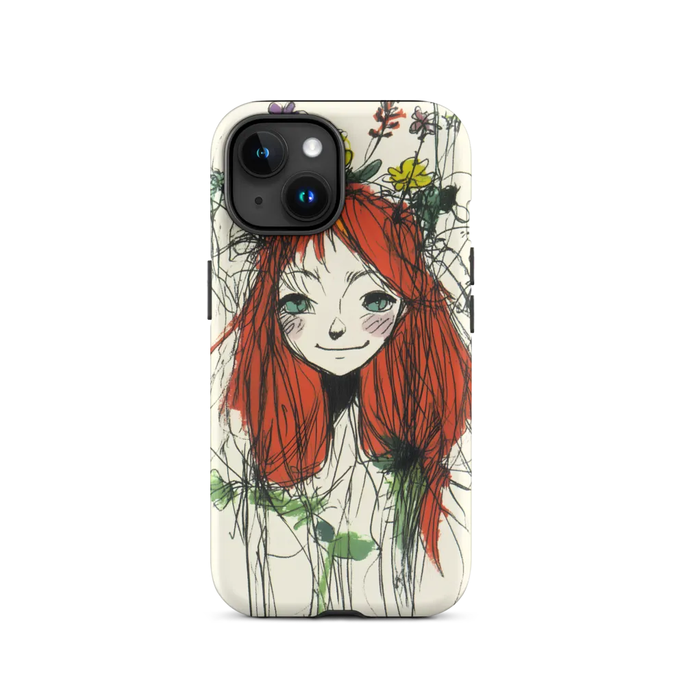 Whimsical Floral Portrait