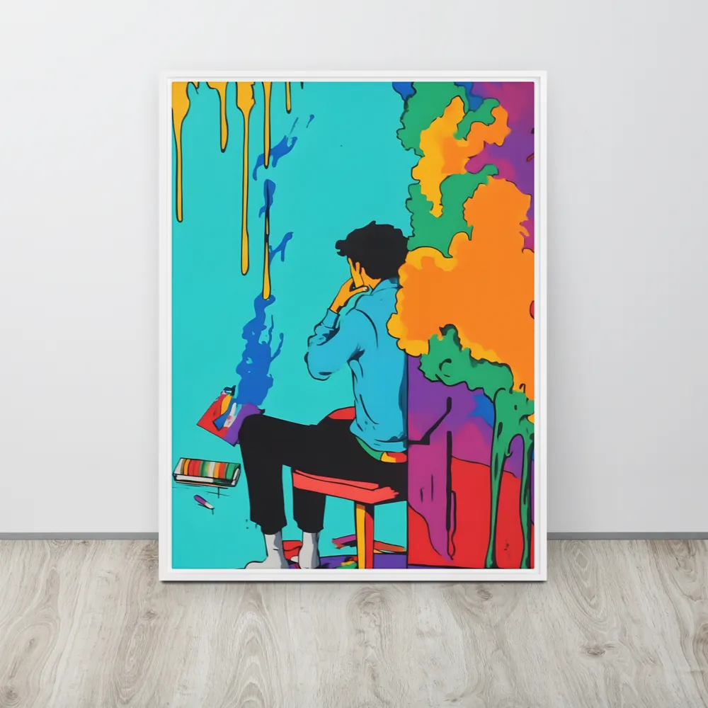 The Artist Within | Canvas with White Frame | 24″×32″