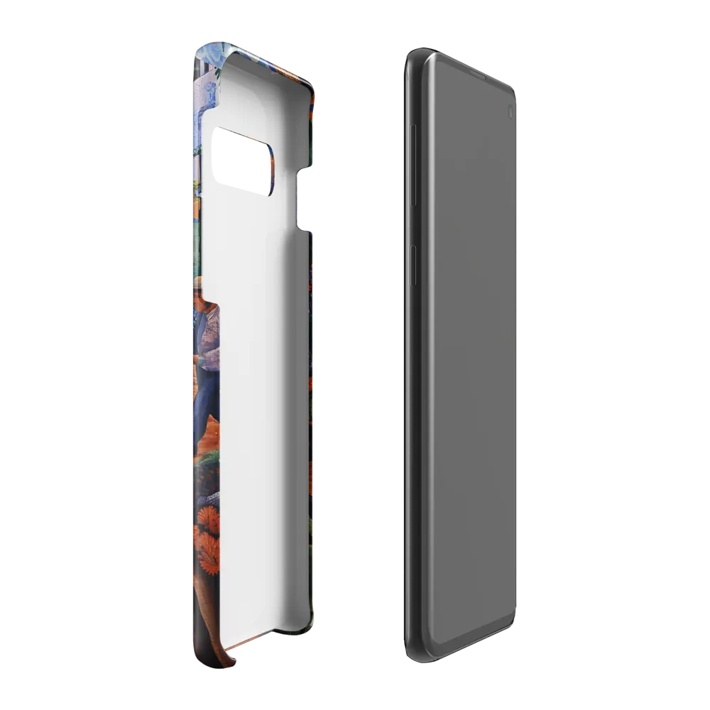 A Mosaic Journey Through Colorful Landscapes | Phone Case |  S10 Plus | Snap Case | Glossy