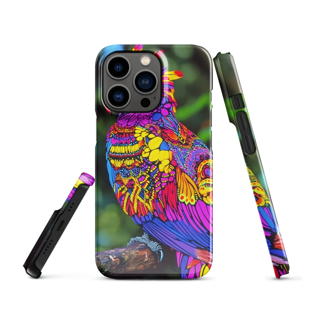 Vibrant Psychedelic Parrot