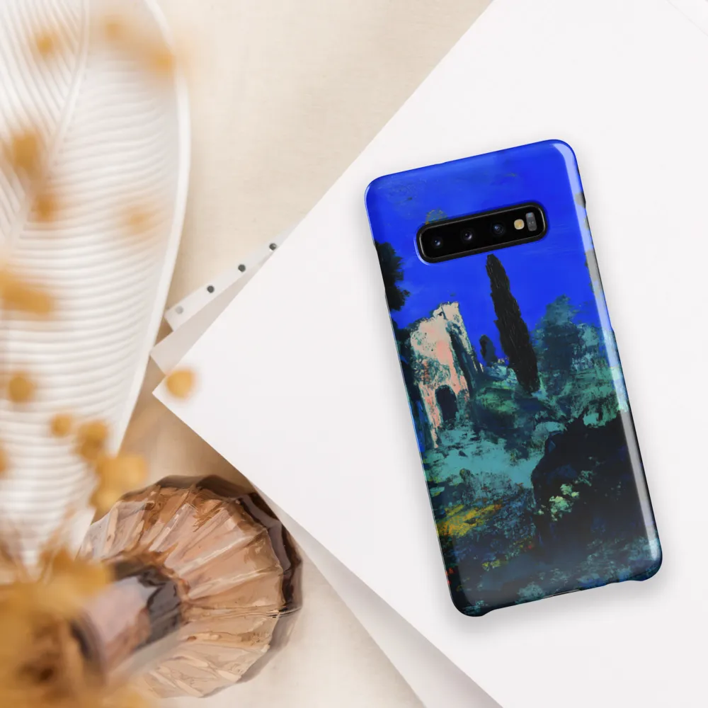 Moonlit Ruins: An Impression of Tranquility | Phone Case |  S10 Plus | Snap Case | Glossy