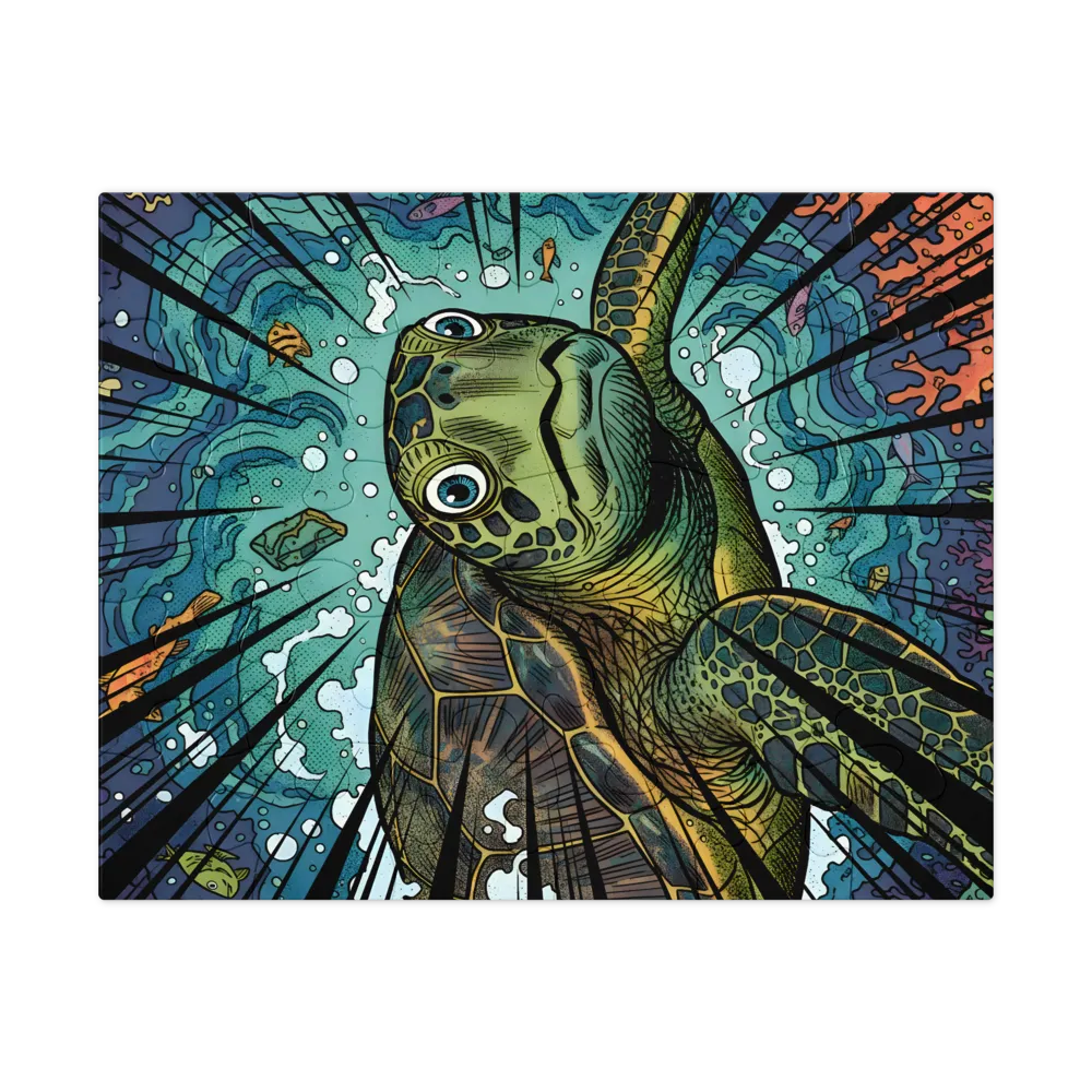 Ocean Voyager 
 Jigsaw Puzzle in Tin Box