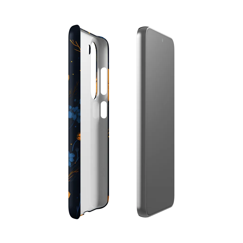 Nocturnal Blossoms | Phone Case |  S23 | Snap Case | Matte