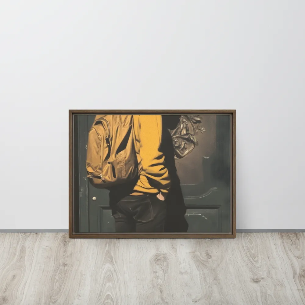 Silent Reflection | Canvas with Brown Frame | 18″×24″