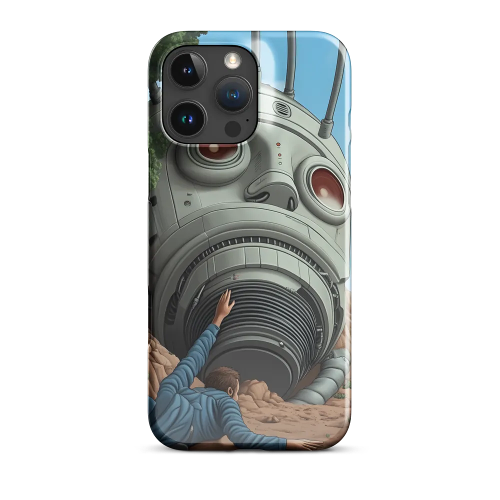 The Descent into Technological Abyss | Phone Case |  16 Pro Max | Snap Case | Glossy