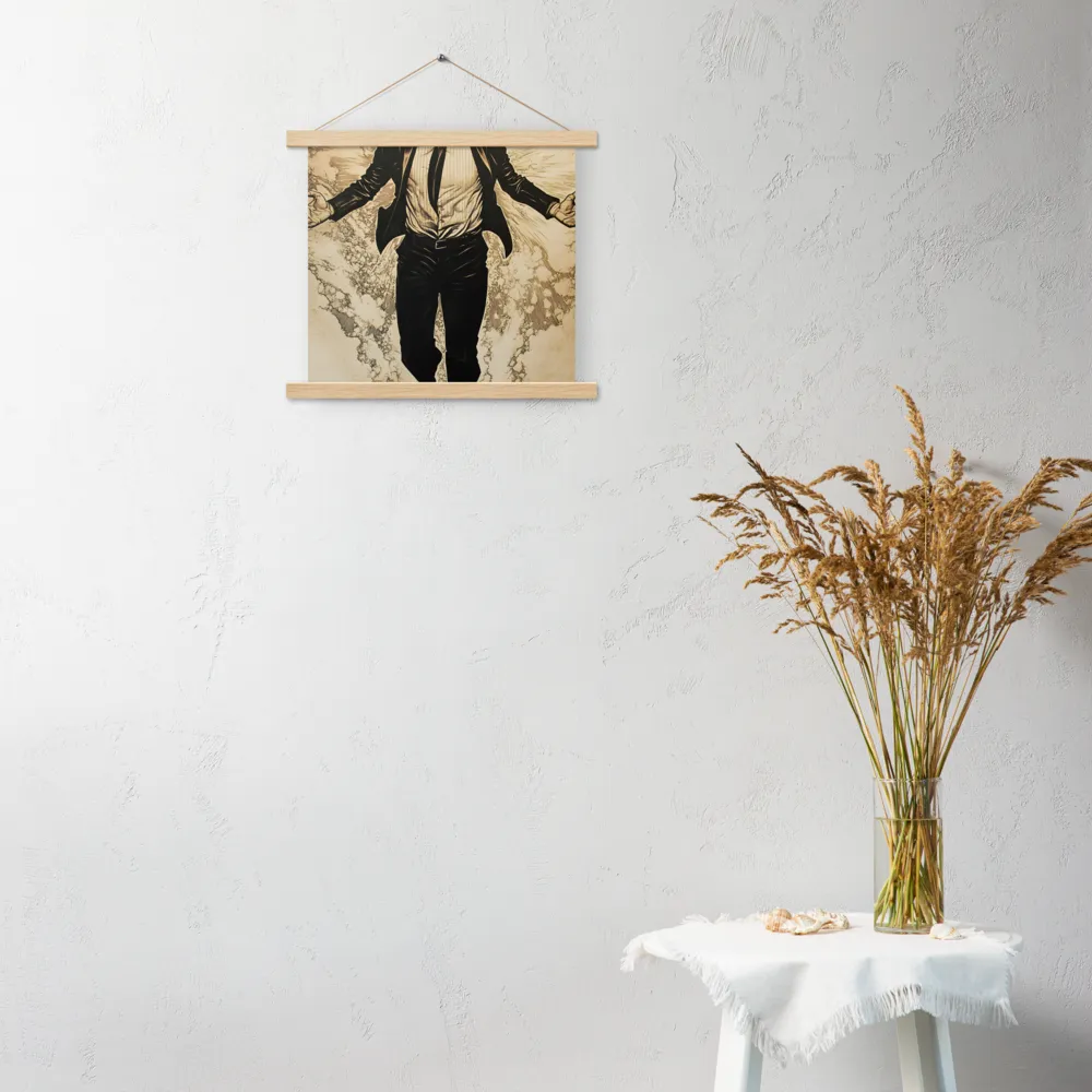 Ascendancy of the Spirit | Poster With Oak Wood Hanger | 14″×14″
