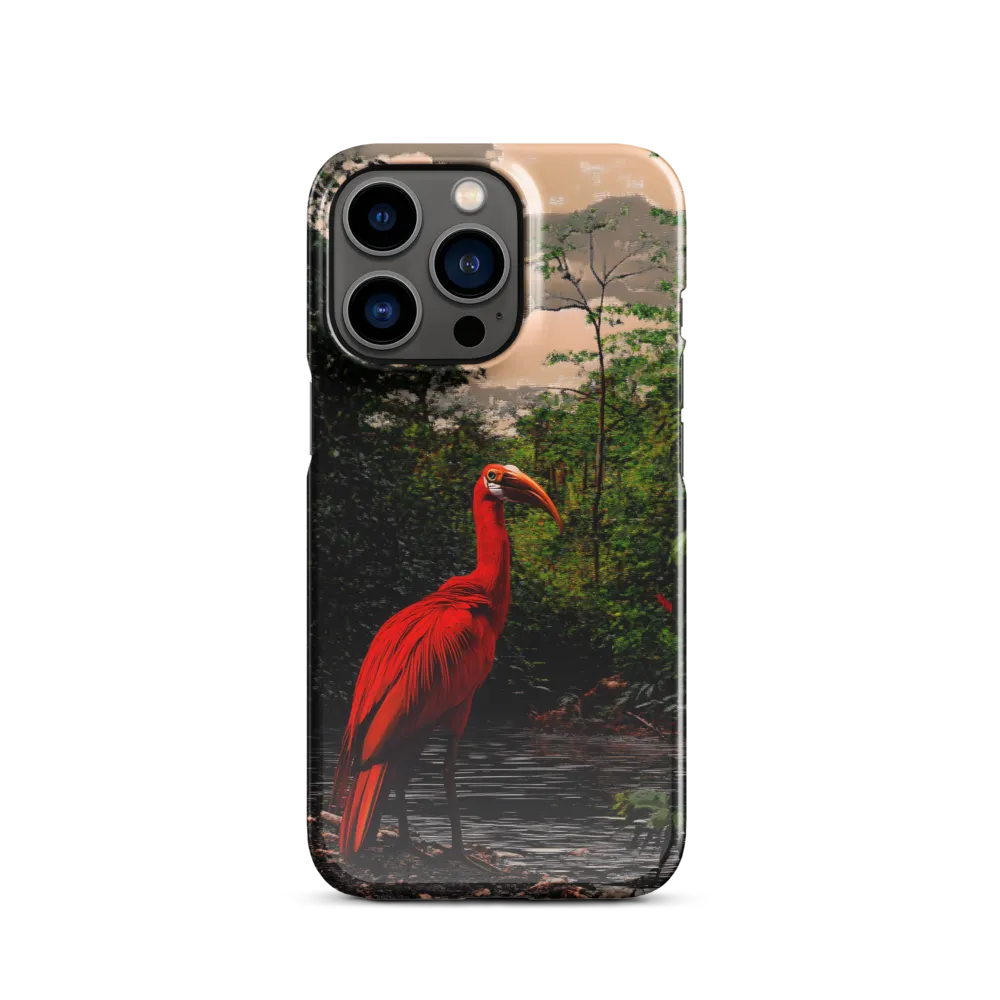 Enigmatic Elegance: The Scarlet Observer