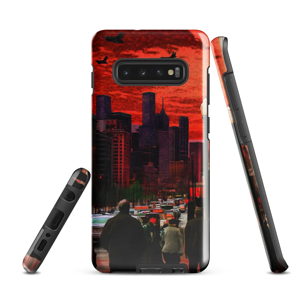 Urban Reverie: Stratospheric Shadows | Phone Case |  S10 Plus | Tough Case | Glossy