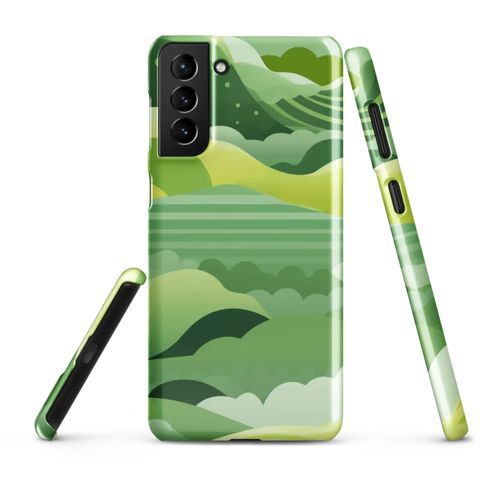 Tranquility in Green Waves