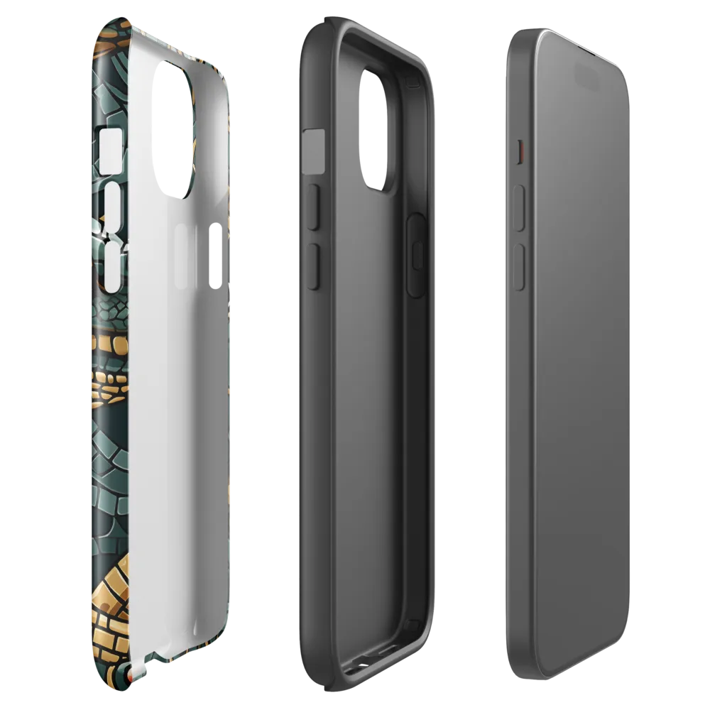 Lizards of Abstraction | Phone Case |  15 Plus | Tough Case | Glossy