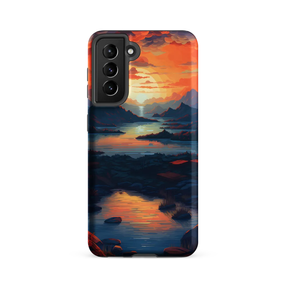 Ethereal Evening: A Digital Dusk