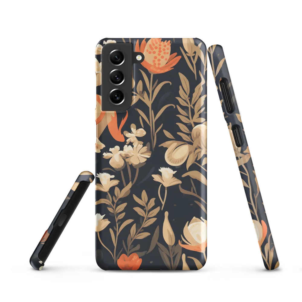 Floral Harmony: A Dance in the Dark