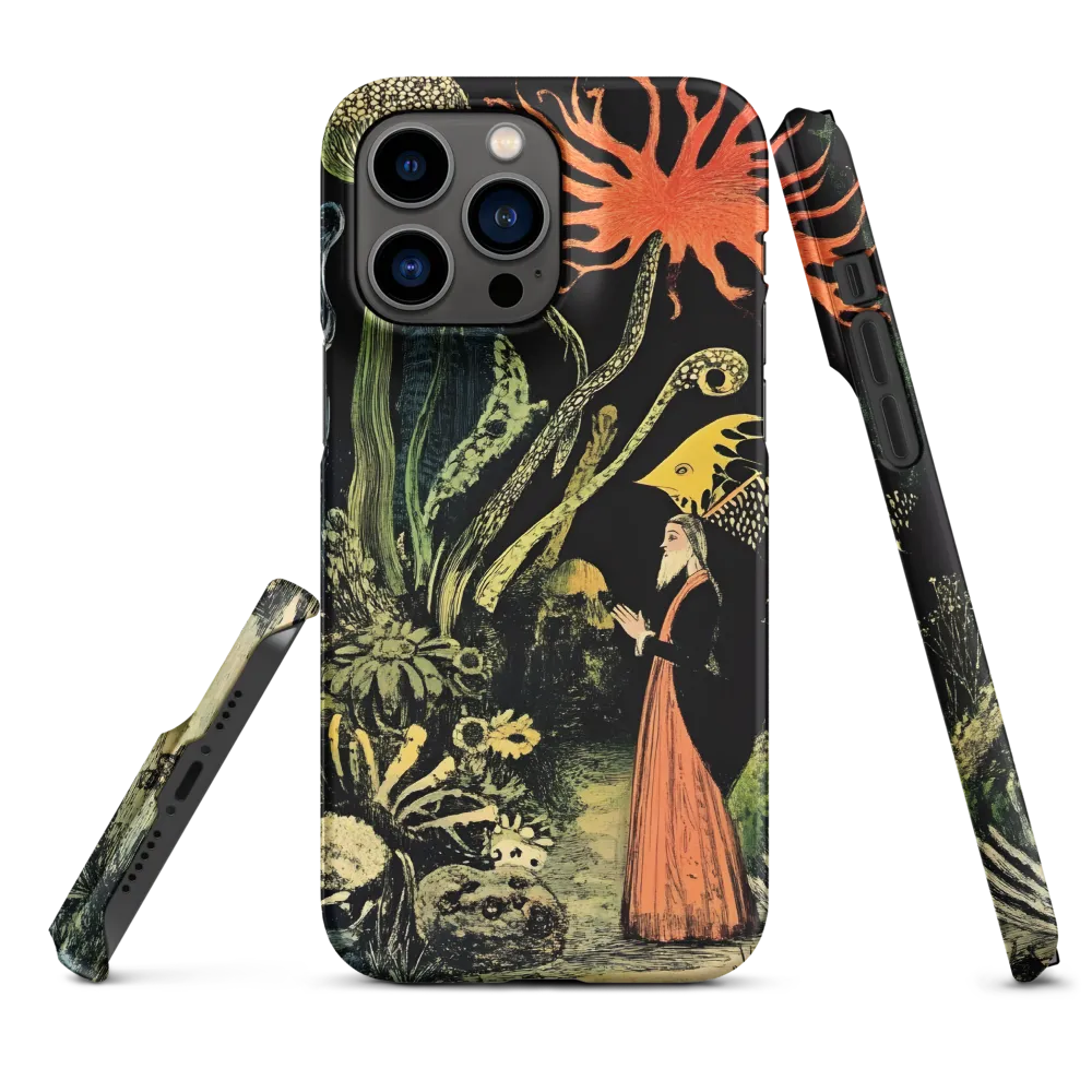 Enchanted Encounter in a Fantastical Garden | Phone Case |  14 Pro Max | Snap Case | Matte