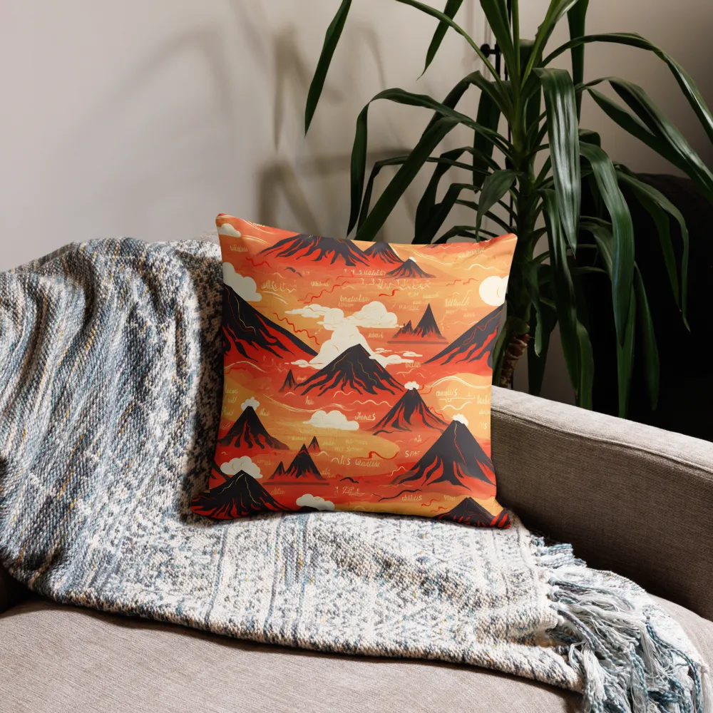 Whispers of the Volcano | Pillow & Pillow Case | Multiple Sizes