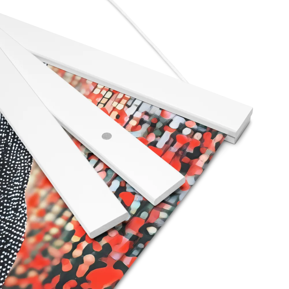 Veil of Modernity | Poster With White Wood Hanger | 12″×12″
