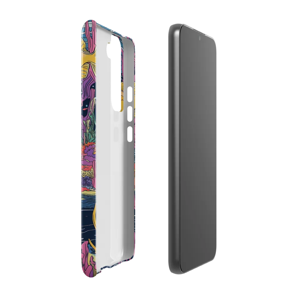 Underwater Dreamscape: A Playful Encounter | Phone Case |  S22 Plus | Snap Case | Glossy