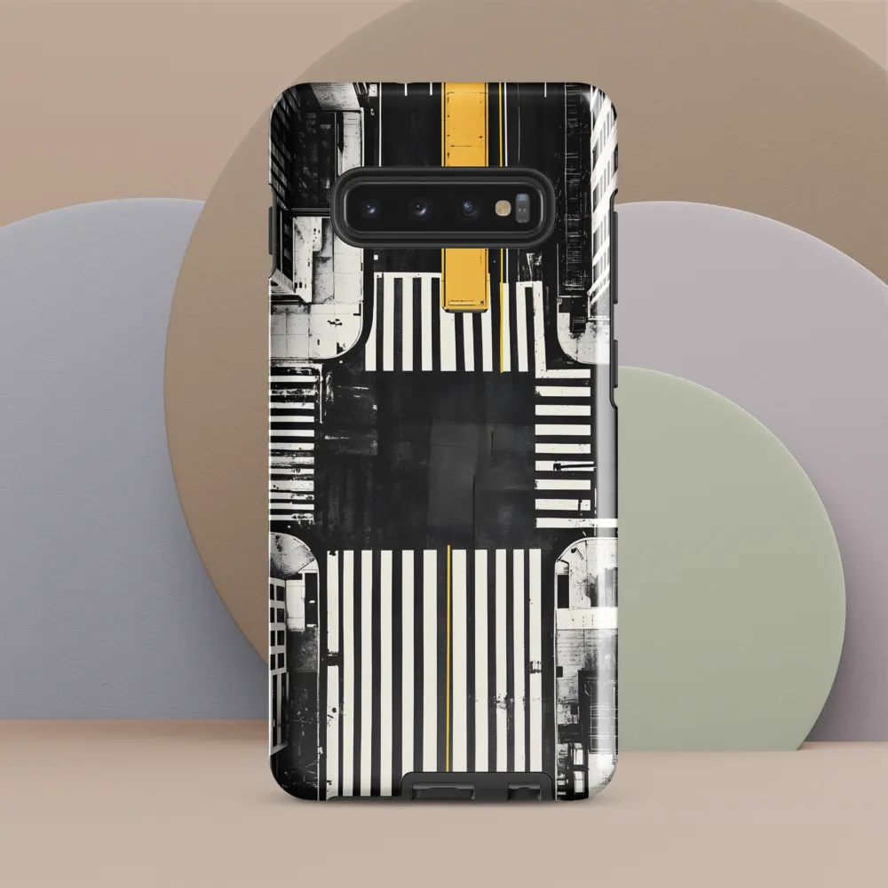 Urban Symphony: Aerial Intersection | Phone Case |  S10 Plus | Tough Case | Glossy