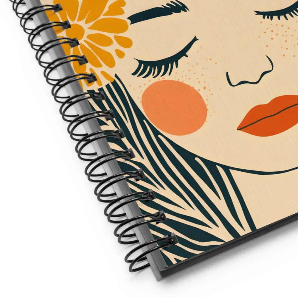 Serenity in Bloom | Spiral Notebook