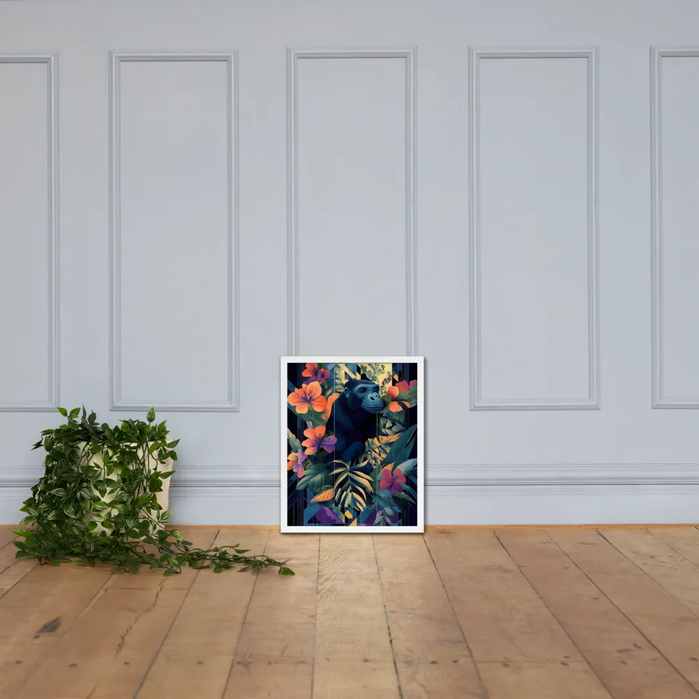 Harmony of Nature and Geometry | Poster with White Frame | 16″×20″