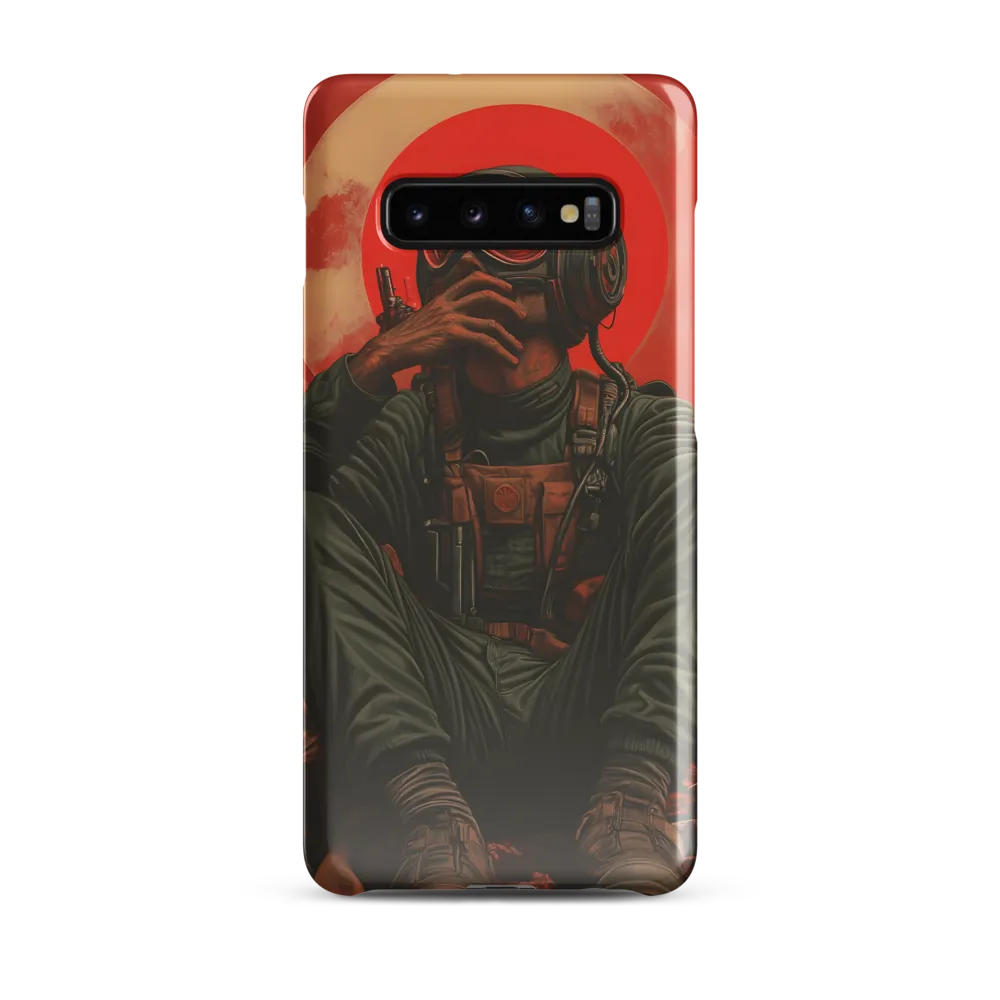 Contemplation of the Cosmic Voyager | Phone Case |  S10 Plus | Snap Case | Glossy