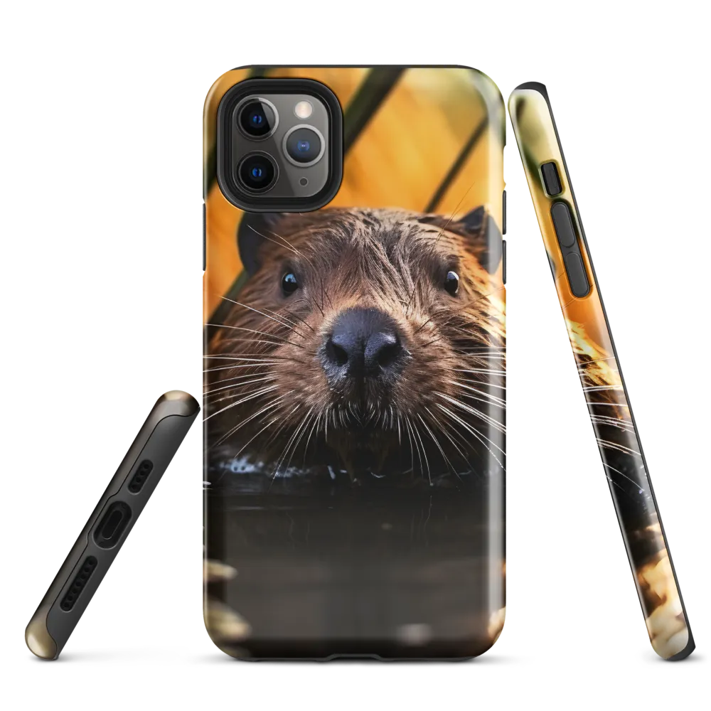 Beaver Serenity: A Natural Portrait | Phone Case |  11 Pro Max | Tough Case | Glossy