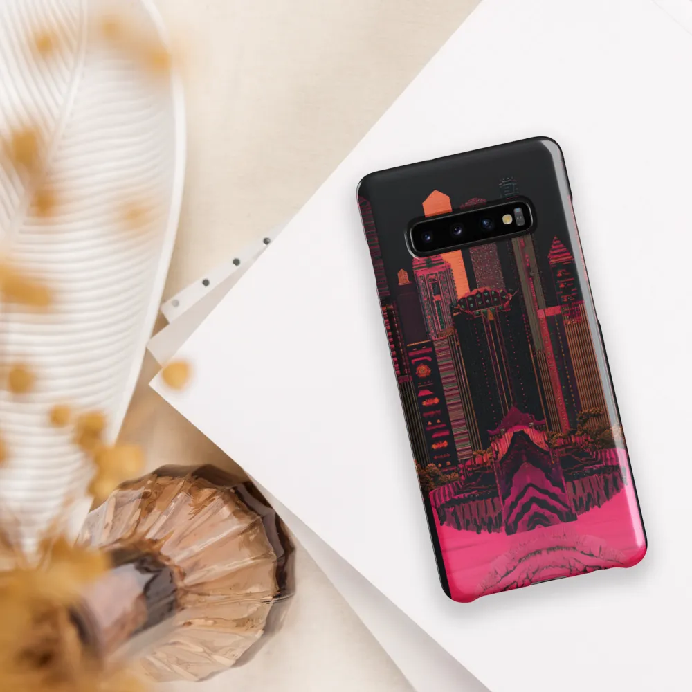 Urban Fusion: A Vibrant Dreamscape | Phone Case |  S10 Plus | Snap Case | Glossy