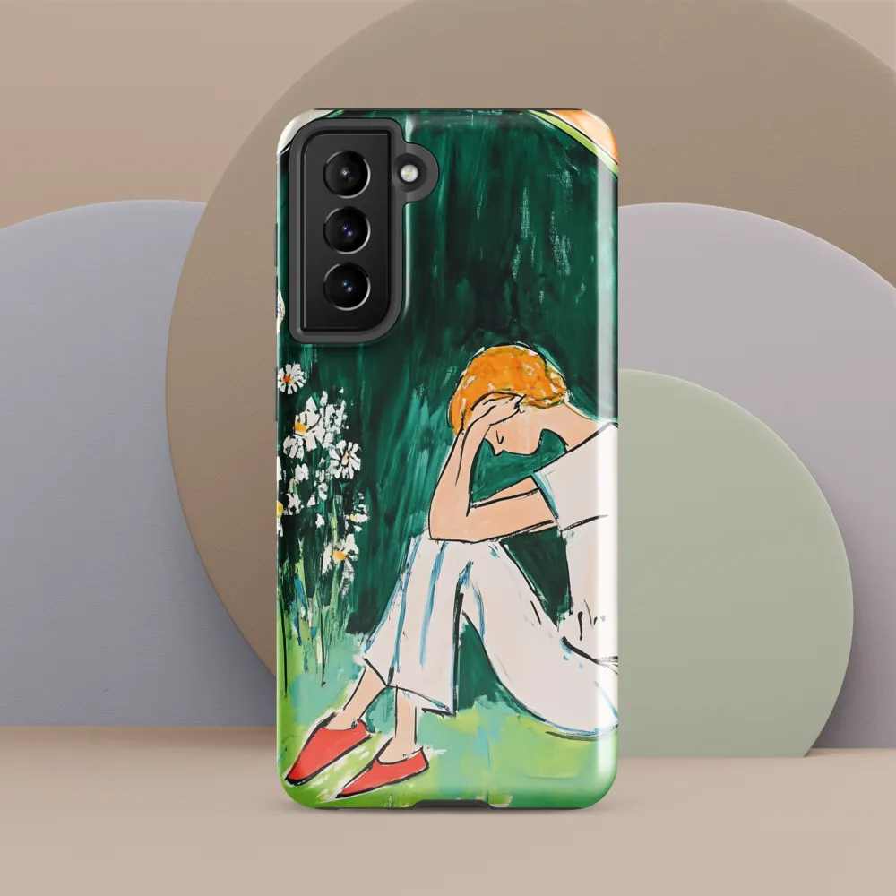 Silent Sorrow | Phone Case |  S21 | Tough Case | Glossy