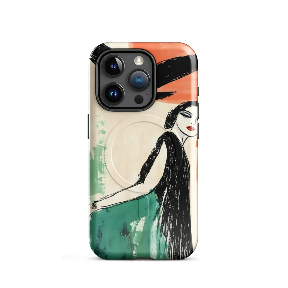 Elegance in Flight | Phone Case |  15 Pro | MagSafe® Tough Case | Glossy