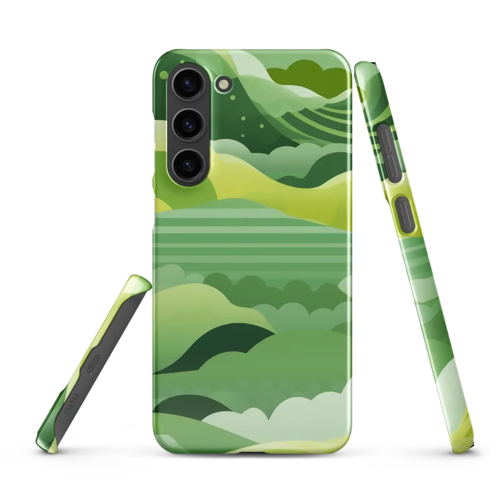 Tranquility in Green Waves