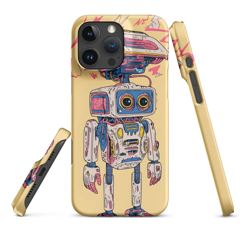 Whimsical Robot Delight | Phone Case |  16 Pro Max | Snap Case | Matte