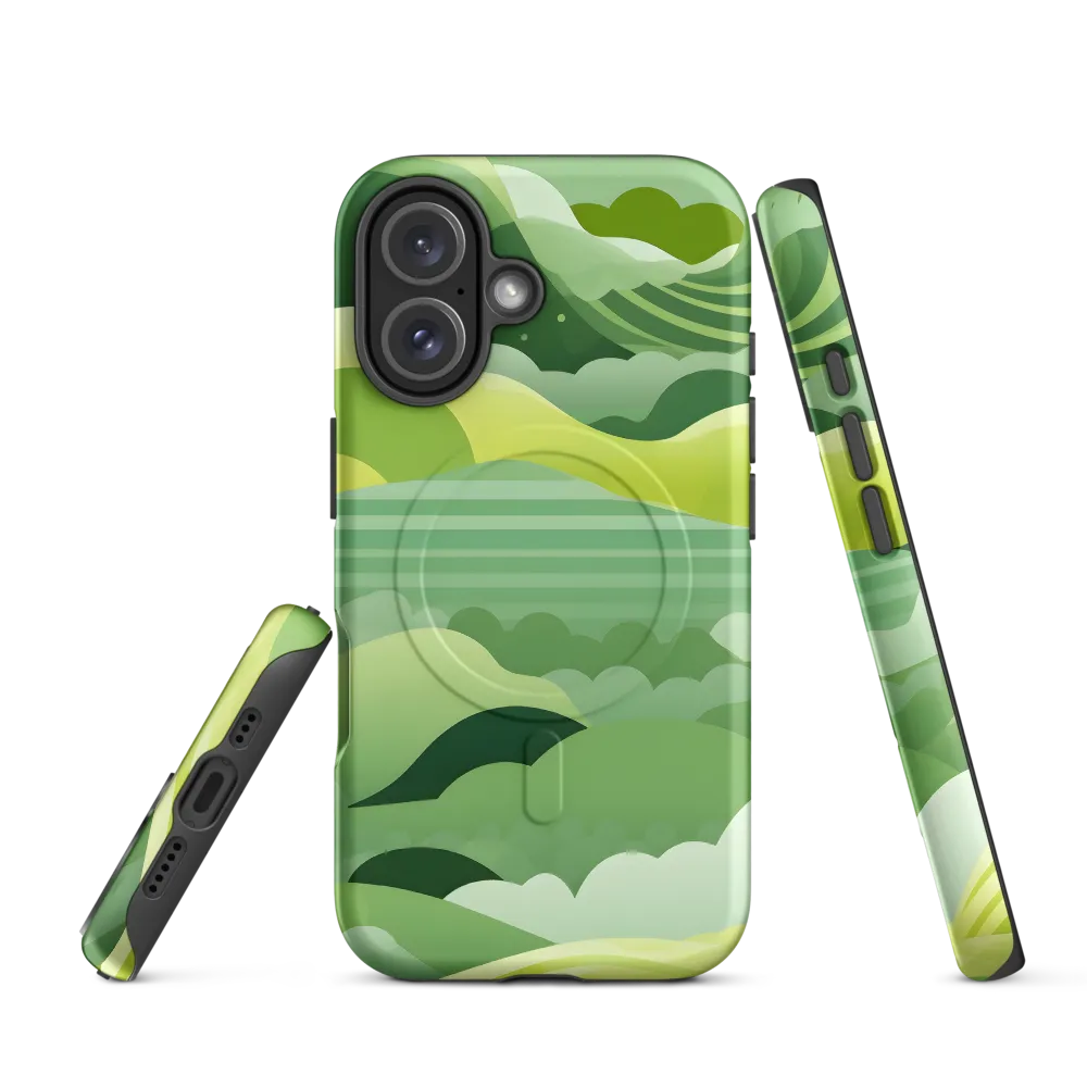 Tranquility in Green Waves