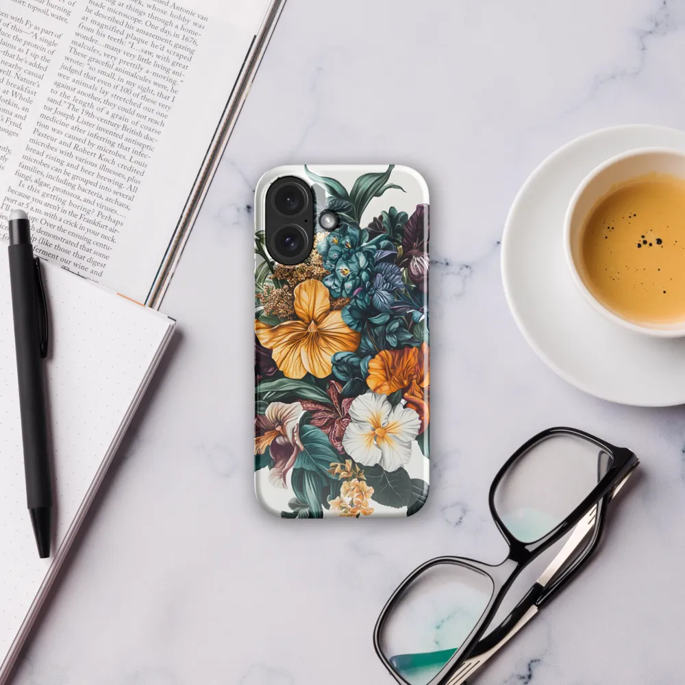 Floral Symphony | Phone Case |  16 | Snap Case | Glossy