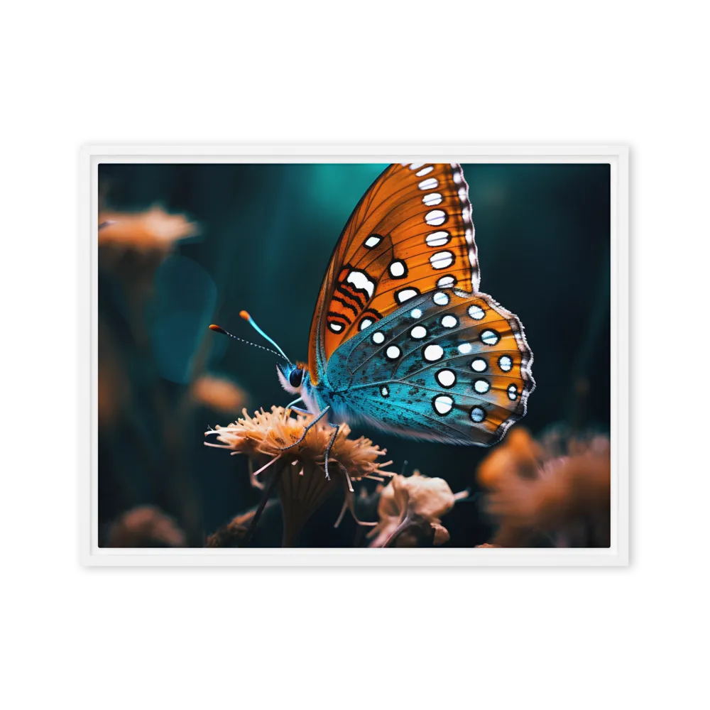 Whispers of Color: The Butterfly's Embrace