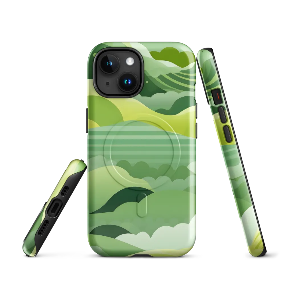 Tranquility in Green Waves