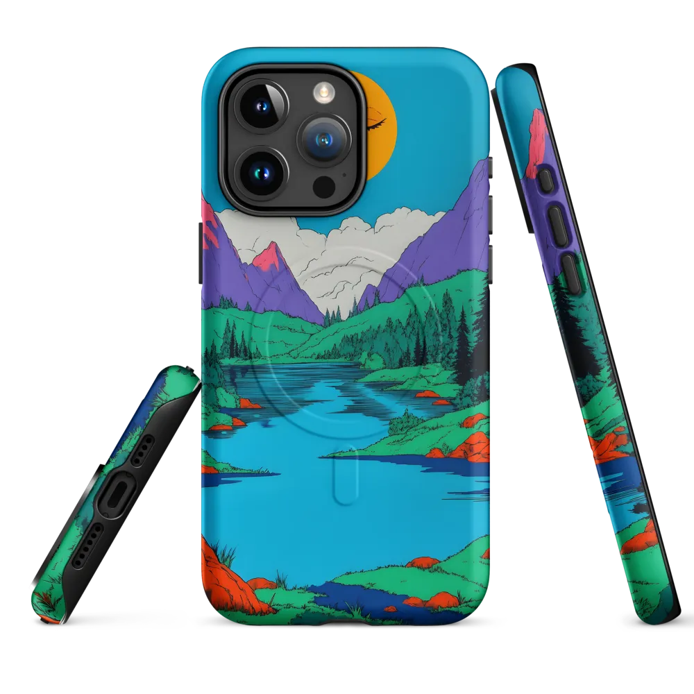 Whimsical Serenity in Vibrant Colors