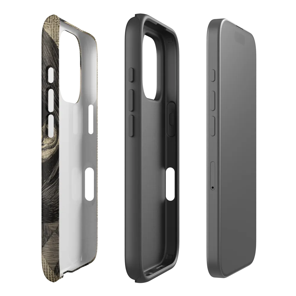 Contemplative Reflection | Phone Case |  16 Pro | Tough Case | Matte