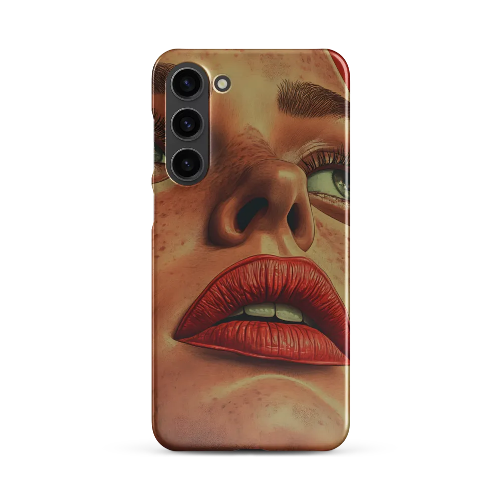 Red Intensity: A Portrait of Elegance